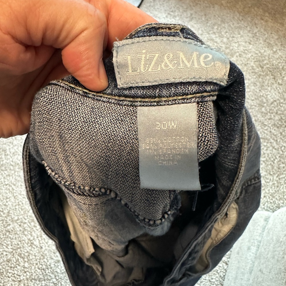 Liz & Me Classic Blue Denim Pants